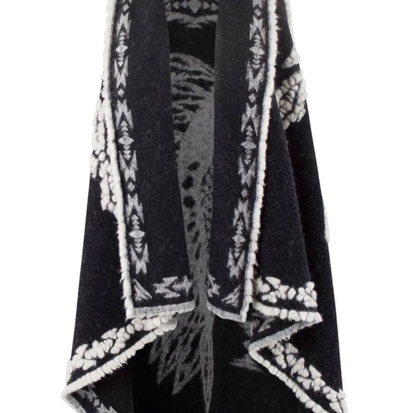 Ryan Michael Headdress Hankerchief Shawl Vest One Size Western Boho - Picture 2 of 6